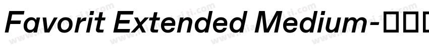 Favorit Extended Medium字体转换